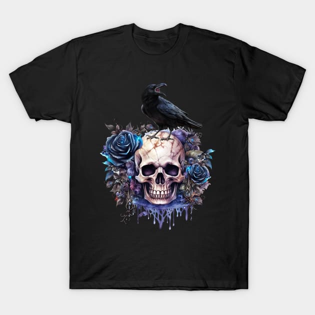 Raven Will Bring Death T-Shirt by ERArts